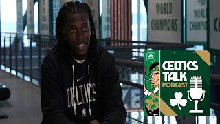 Holiday Edition Celtics gush excitement as Jrue is introduced  Celtics Talk [upl. by Mahala]