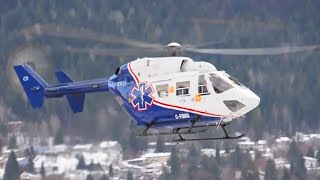 Bighorn Helicopters MBB BK117 Takeoff [upl. by Rip89]