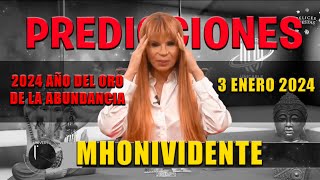 3 Enero 2024 Predicciones Mhonividente [upl. by Andrew]