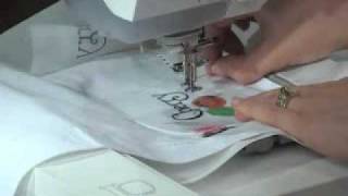 Learn how to place embroidery designs perfectly on a table runner embroidery blank [upl. by Luo]