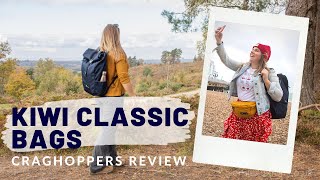 Craghoppers Kiwi Classic Review  20L Rolltop Backpack and Waistpack  AD [upl. by Burr]