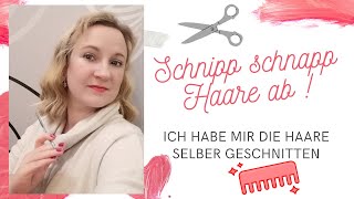 Haare selber schneiden  Long Bob  ALinie mit dem Crea Clip [upl. by Vivica]