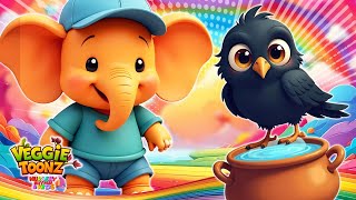 Ek Kauwa Pyasa Tha  एक कौवा प्यासा था  Hindi Nursery Songs For Kids [upl. by Harrie]