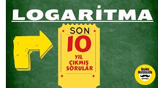 LOGARİTMA ÇIKMIŞ SORULAR ÇÖZÜMLERİ AYT SON 10 YIL [upl. by Ronda427]