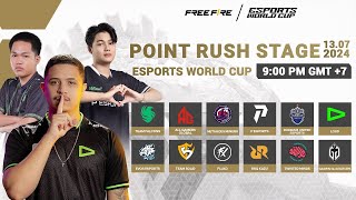 🔴 EN ESPORTS WORLD CUP FREE FIRE  POINT RUSH [upl. by Rehpotsrik]