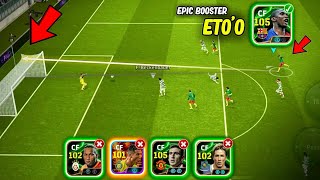 STOOP phenomenal Finishing ETO’O  Master of Speeding Bullet  Review 105 Double Booster Eto’o [upl. by Anahtor]