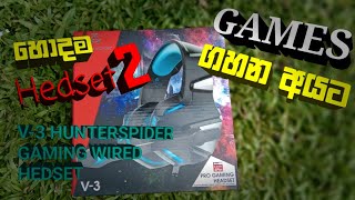 Hunterspider Gaming headst unboxing GAMING WITH DIDU [upl. by Eirotal277]