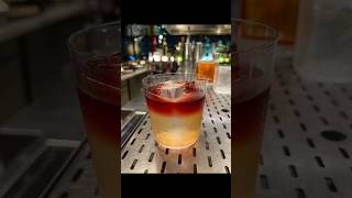 Crafting the Clarified New York Sour A Journey of Flavors”cocktail shortvideo shorts bartender [upl. by Pump]