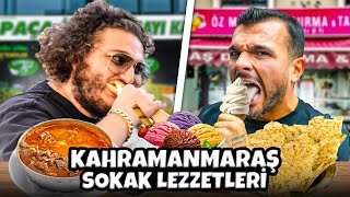 KAHRAMANMARAŞ SOKAK LEZZETLERİNİ DENEDİK  wMesutCanTomay [upl. by Shelby509]