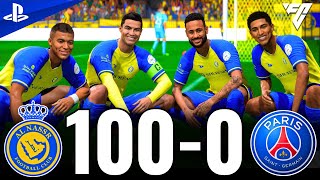 FIFA 23  RONALDO MESSI MBAPPE NEYMAR HAALAND ALL STARS  ALNASSR 1000 PSG  PS5 4K 60FPS [upl. by Allerie161]