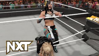 WWE2K23 NXT KARMEN PETROVIC VS BLAIR DAVENPORT [upl. by Tahmosh]