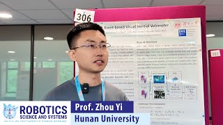 Interview at RSS 2024  Eventbased Visual Inertial Velometer by Dr Zhou Yi [upl. by Gloria]