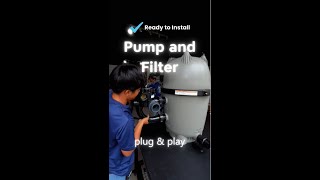 Effortless Pool Setup Ready to Install RTI Pump and Filter by Swimming Pool Republic – BTS [upl. by Soiritos]