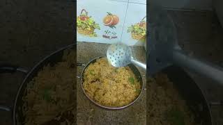 Soyabean chaap biryani 😋food dinner dinnertime biryani [upl. by Rosie]