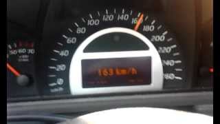 driving with 163 kmh in autobahn A3 germany no speed limit [upl. by Yffat]