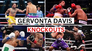 Gervonta Davis 280 Knockouts amp Highlights [upl. by Brandie]