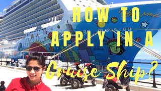 PART 1 PAANO MAG APPLY SA CRUISE SHIP Experience Undergrad [upl. by Ellatsyrc]