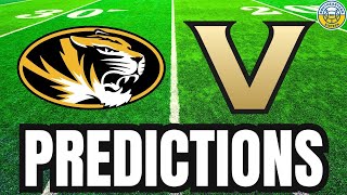 Missouri vs Vanderbilt PREDICTIONS  2024 College Football Predictions [upl. by Opaline]