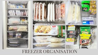 ULTIMATE FREEZER ORGANIZATION  SUSTAINABLE FREEZER HACKS [upl. by Dugas]