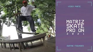 DWAYNE FAGUNDES  MATRIZ SKATE PRO ON 2021 [upl. by Ahsitauq237]