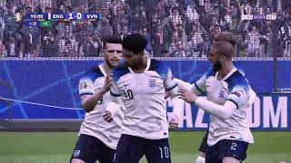 Jude Bellingham Goal  England vs Slovakia  eFootball PES 2021 [upl. by Enorel]