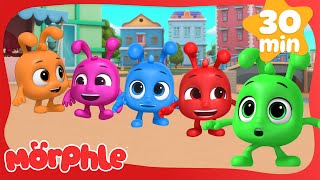 Colour Baby Morphle Racers 🎨🏎️  Cartoons for Kids  Mila and Morphle [upl. by Galan973]