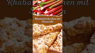 Rhabarberkuchen mit Streusel Rezept [upl. by Dare]