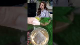 Kanwal Khan ne kis tarha weightlose kya Geen tea recipe shorts​ youtubeshorts greentea yt [upl. by Geminius]