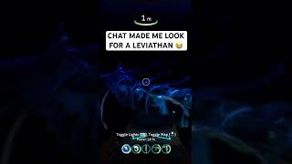 subnautica chat made me look for a leviathan 😭 gaming shorts stream belowzero subnauticagame [upl. by Nyroc898]