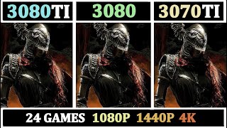 RTX 3080TI vs 3080 vs 3070TI  R7 5800X3D  24 Games Tested [upl. by Burn]