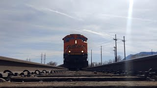 BNSF coal train runs over my camera at Las Animas [upl. by Gibbie]