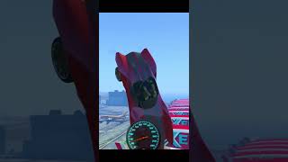 GTA V JUMPING SUPERCAR OVER 10 BLIMPS  shorts gta5 [upl. by Ahsened659]