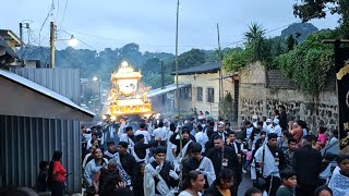 Procesion 5to aniversario de Consagración de Cristo Yacente [upl. by Clarey]