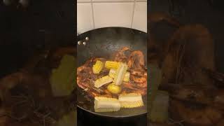 Easy Seafood Boil Whole Shabang Style🦐  foodhacks cooking food [upl. by Snodgrass581]