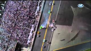 2012 Daytona 500  MultiCar Crash [upl. by Nylave]