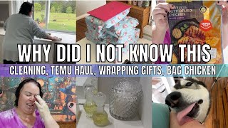 THRIFTY LIFE HACK  CLEANING MOTIVATION  TEMU HAUL  KETO MEALS  WRAPPING GIFTS  SKIN CARE CHAT [upl. by Haase753]