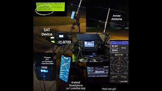 Linear Satellite Ham Radio Demonstration [upl. by Gery145]