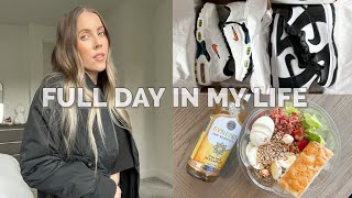 VLOG spend a full day with me  a lululemon alo skims nike haul [upl. by Barabbas73]