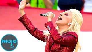 Top 10 Best American Anthem Performances of All Time [upl. by Ailuy516]