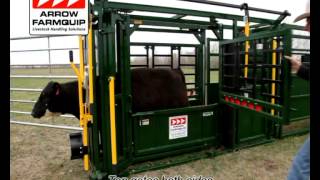 Arrow Farmquip NEW 8400 Squeeze Chute  North America [upl. by Ainegul]