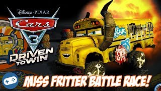 MISS FRITTER Cars 3 Driven to Win Gameplay Best Of on PS4 [upl. by Zetneuq]