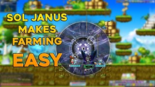 Sol Janus Is AMAZING Maximizing Your Farming Rates  MapleStory [upl. by Lucier]