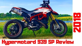 2018 Ducati Hypermotard 939 SP Review [upl. by Jorry]