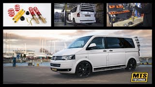 How to install MTS Technik coilovers in VW T5 [upl. by Goss]