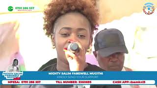 SARAFINA SALIM Mighty Salim Sister PERFOMANCE DURING MIGHTY SALIM FAREWELL MUGITHI  AFlicker TV [upl. by Ashley]