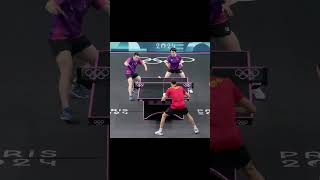 Table Tennis best points mixed paris2024 pingpong tabletennis worldtabletennis wtt shorts tt [upl. by Ardyaf]