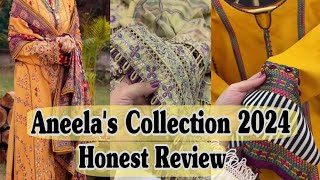 Aneelas Collection 2024 online clothes Honest Review [upl. by Hubert]