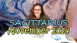 Sagittarius Change Of Heart November 2024 🔆 Monthly tarot reading [upl. by Mayworm]