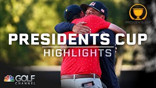 Presidents Cup Day 4 singles matches  EXTENDED HIGHLIGHTS  92924  Golf Channel [upl. by Lanford]