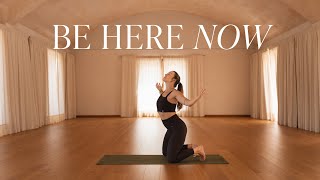 Be Here Now  20 Min Embodied Slow Flow To Explore Your Presence [upl. by Anemij]